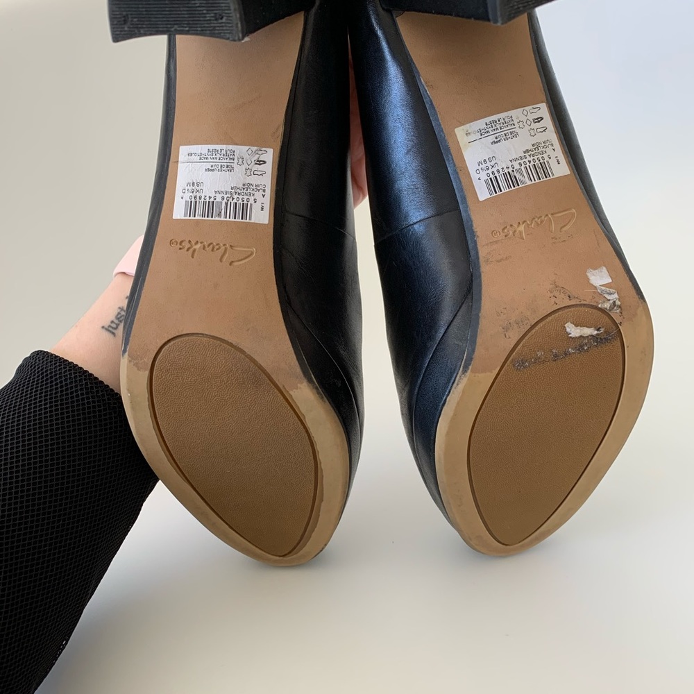 Clark’s~ Black Heels - Picture 5 of 5